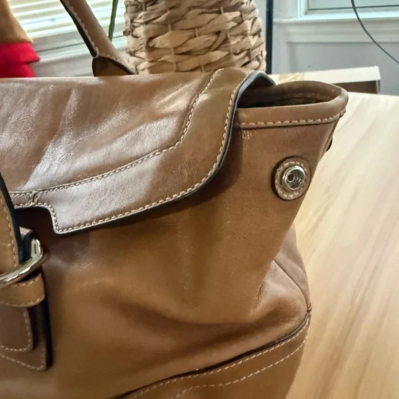 COACH Tobacco Leather Satchel Handbag Y2K 2004- Women Bags 🤎 - Picture 3 of 7